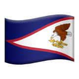 apple version: Flag: American Samoa