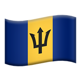 apple version: Flag: Barbados