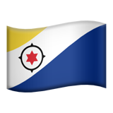 apple version: Flag: Bonaire, Sint Eustatius and Saba