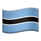 apple version: Flag: Botswana