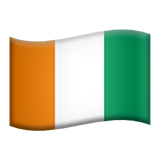 apple version: Flag: Côte d'Ivoire