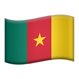 apple version: Flag: Cameroon