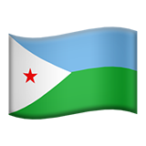 apple version: Flag: Djibouti