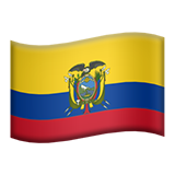 apple version: Flag: Ecuador