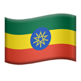 apple version: Flag: Ethiopia
