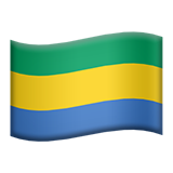 apple version: Flag: Gabon
