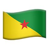 apple version: Flag: French Guiana