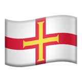 apple version: Flag: Guernsey