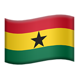 apple version: Flag: Ghana