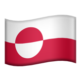 apple version: Flag: Greenland