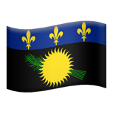 apple version: Flag: Guadeloupe