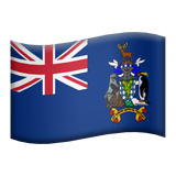apple version: Flag: South Georgia & South Sandwich Islands