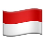 apple version: Flag: Indonesia