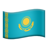 apple version: Flag: Kazakhstan