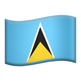apple version: Flag: Saint Lucia