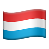 apple version: Flag: Luxembourg