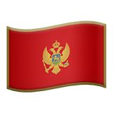 apple version: Flag: Montenegro