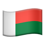 apple version: Flag: Madagascar