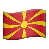 apple version: Flag: North Macedonia