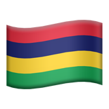 apple version: Flag: Mauritius