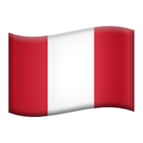 apple version: Flag: Peru