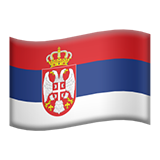 apple version: Flag: Serbia