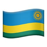apple version: Flag: Rwanda