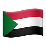 apple version: Flag: Sudan