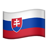 apple version: Flag: Slovakia