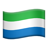 apple version: Flag: Sierra Leone