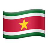 apple version: Flag: Suriname