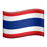 apple version: Flag: Thailand