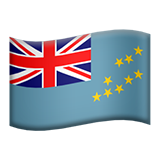 apple version: Flag: Tuvalu