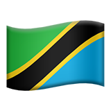 apple version: Flag: Tanzania