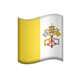 apple version: Flag: Vatican City