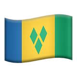 apple version: Flag: St. Vincent & Grenadines