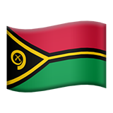 apple version: Flag: Vanuatu