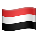 apple version: Flag: Yemen