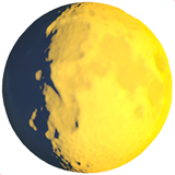 apple version: Waxing Gibbous Moon