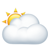 apple version: Sun Behind Large Cloud