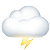 apple version: Cloud with Lightning