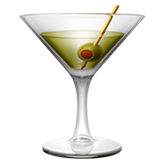 apple version: Cocktail Glass