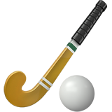 apple version: Field Hockey Stick and Ball