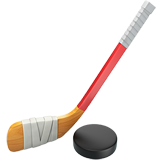 apple version: Ice Hockey Stick and Puck