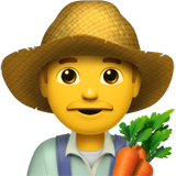 apple version: Man Farmer