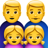 apple version: Family: Man, Man, Girl, Girl