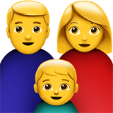 apple version: Family: Man, Woman, Boy
