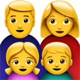apple version: Family: Man, Woman, Girl, Boy