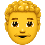 apple version: Man: Curly Haired
