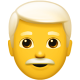 apple version: Man with White Hair